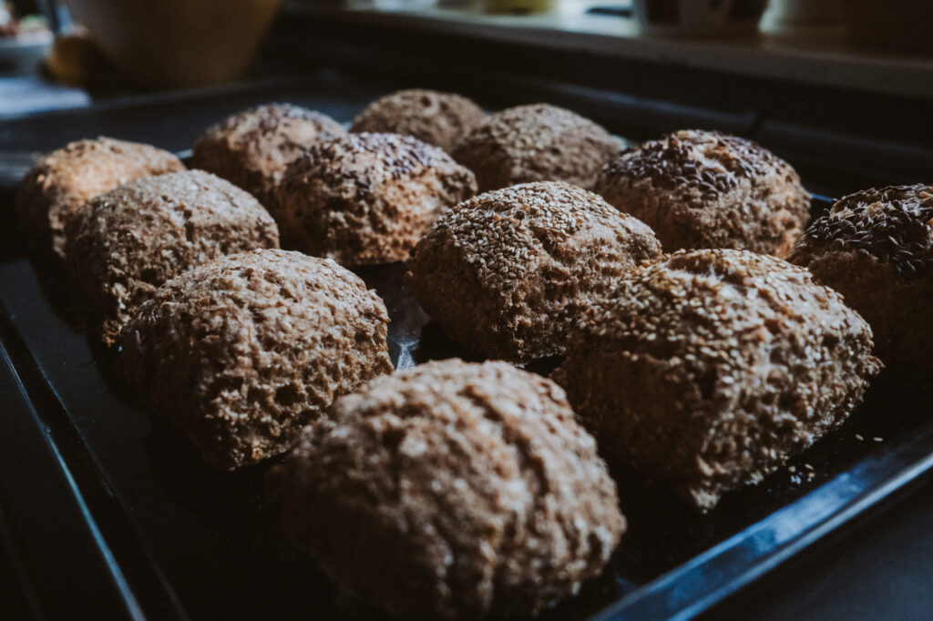 Gesunde Sonntagsbrötchen